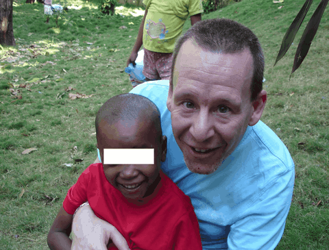 Junel et papa jardin NDN